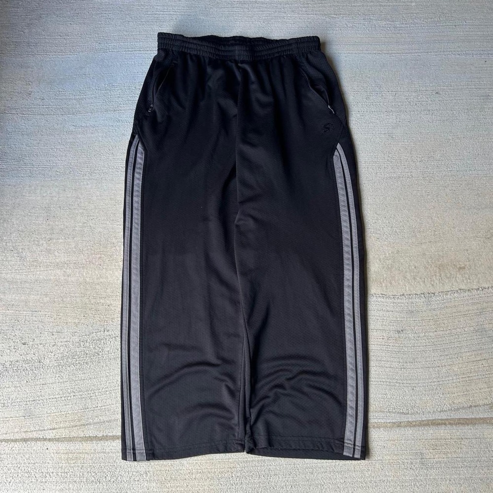 Vintage 2000s Y2K Starter Mens Black Track Pants
